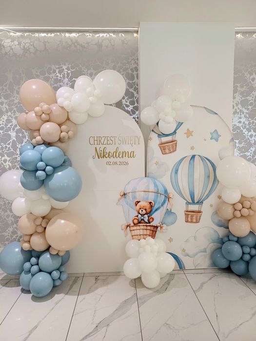 Scianka balonowa na urodziny, wesele, chrzest, komunię, babyshower