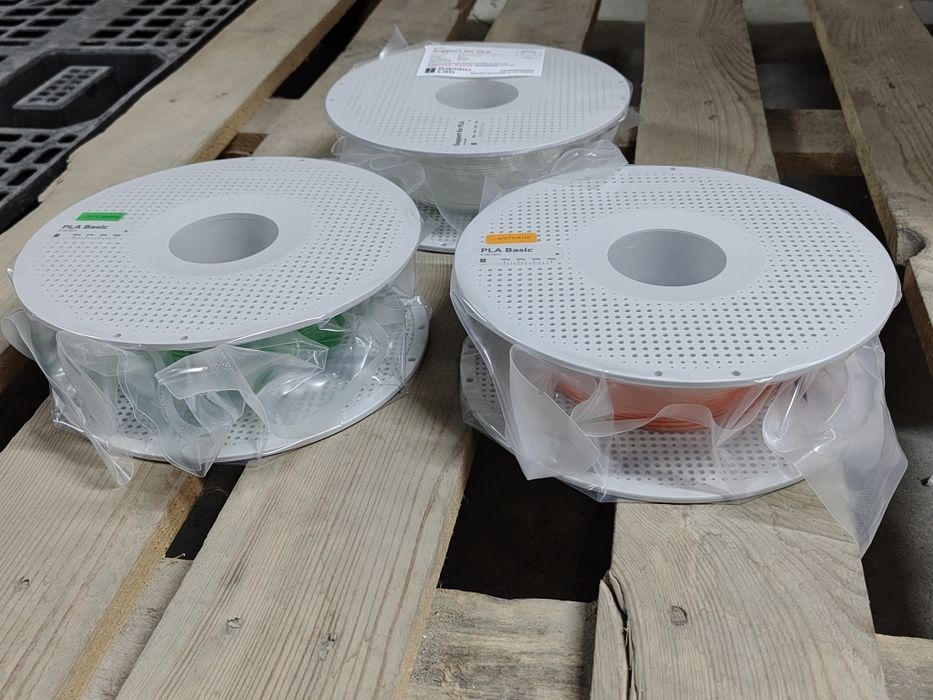 Філамент Bambu Lab PLA Basic з катушками зелений