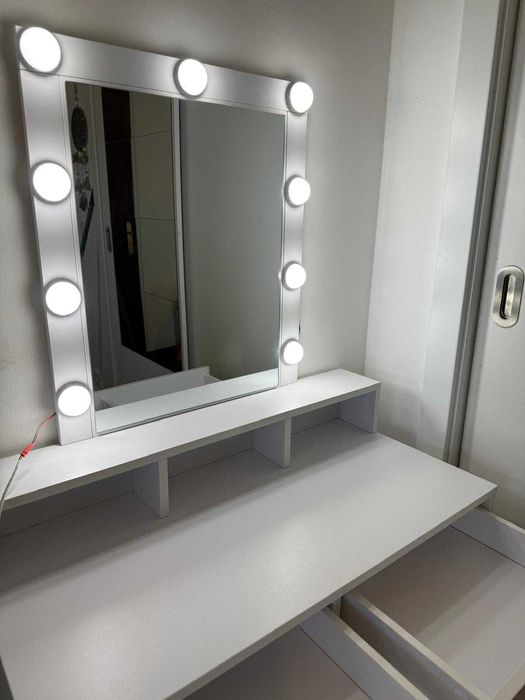 Toucador com luz Led e Banco