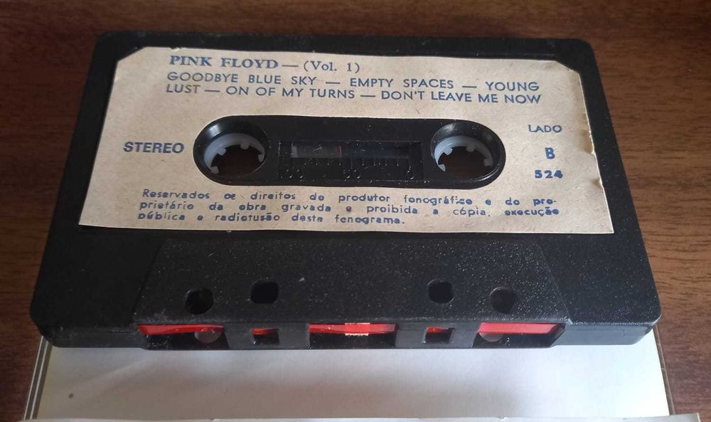 Pink Floyd  – The Wall (Vol. 1) cassete K7, anos 80