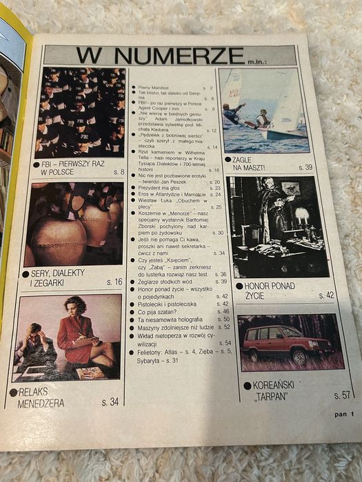 Czasopismo PAN rok 1991 magazyn erotyczny