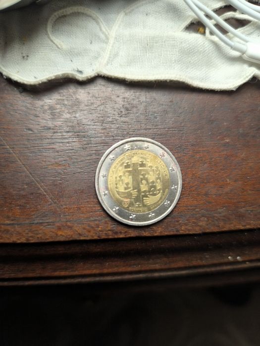 Moeda 2 euros  .