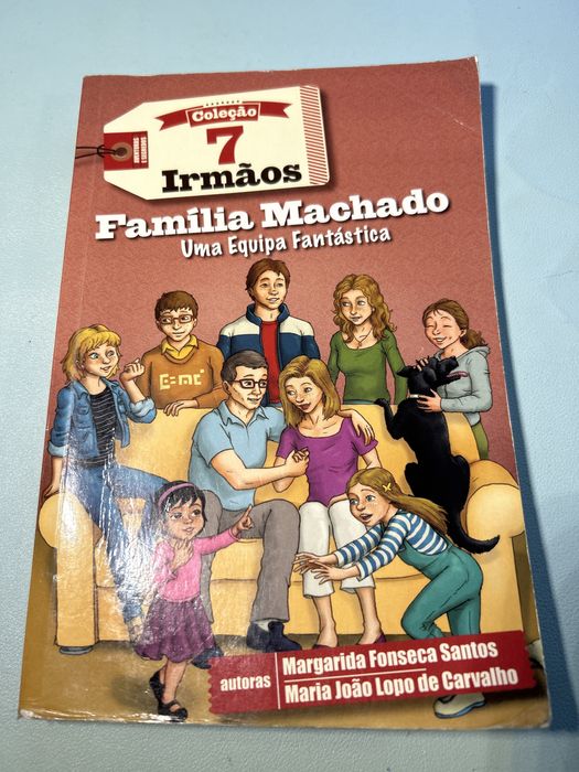 Livro Coleção 7 irmãos- Família Machado- Uma equipa fantástica