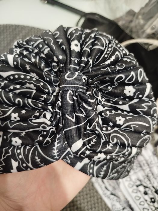 Conjunto 2 turbantes + fita novo