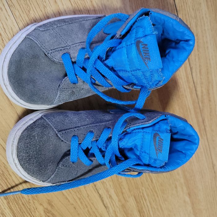 Високі замшеві кеди Nike Blazer розмір 26 (устілка 15-15.5 см) хайтопи хлопчику