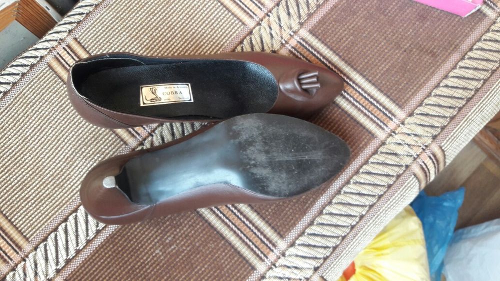 Туфли коричневые