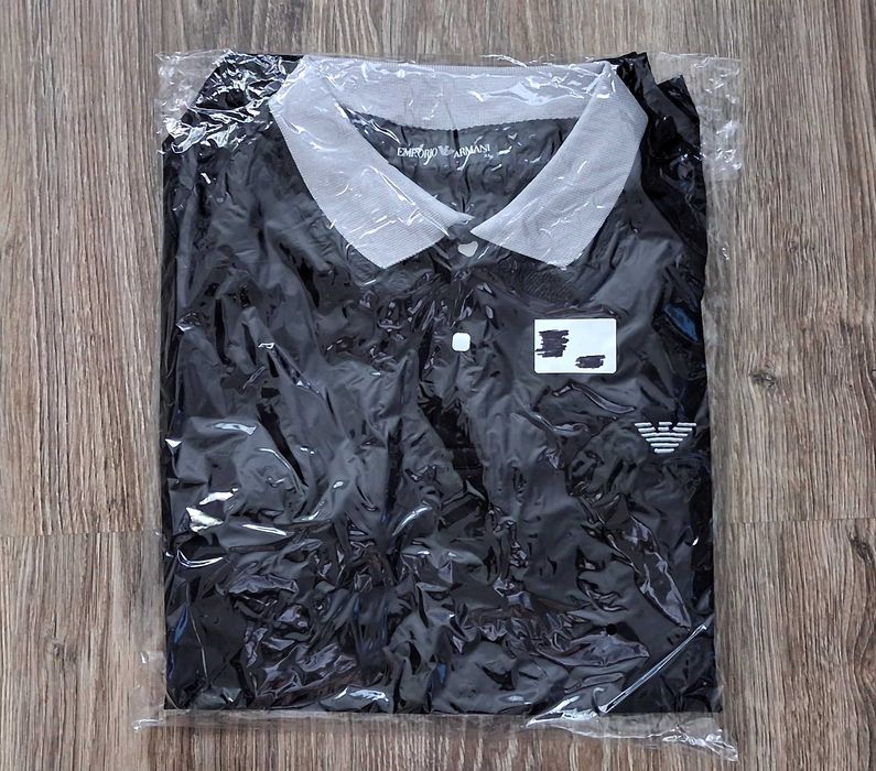 Koszulka polo męska XL (L) czarna - nowa