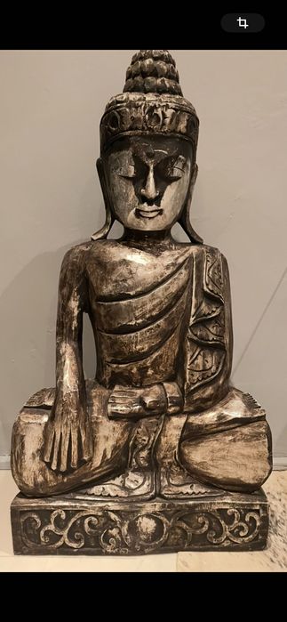 Estátuas Grandes Buda em Madeira maciça (1m x 50cm) e (75cm x50cm)