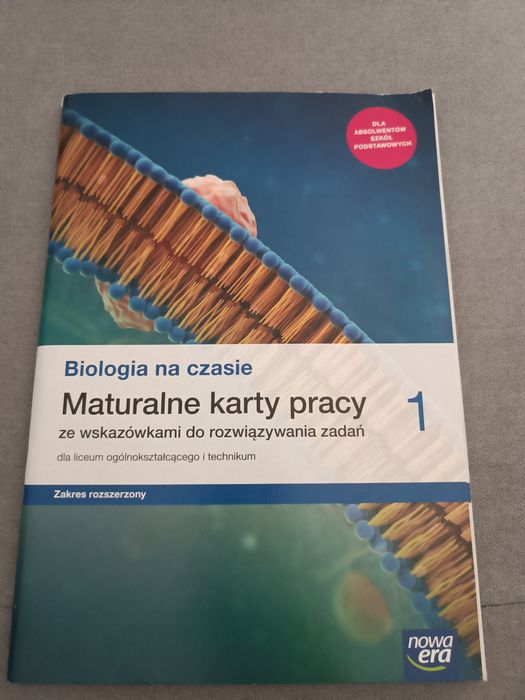 Biologia na czasie 1 Maturalne karty pracy. Zakres rozszerzony