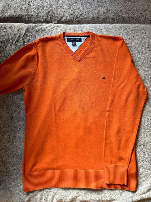 Pomarańczowy sweter Tommy Hilfiger M
