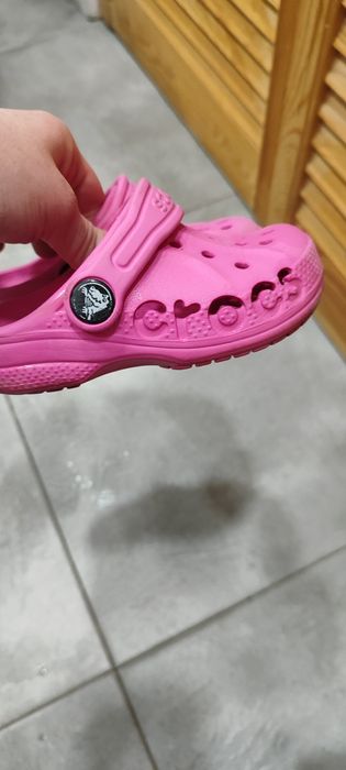 Klapki crocs crocsy c7 różowe 23 24