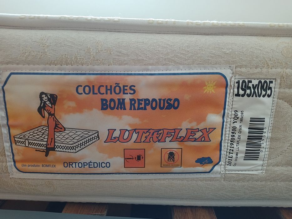 Impecável Colchão de molas Bom Repouso 195*095