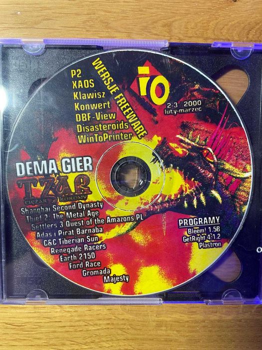 Input Output 2–3/2000 |Tzar, C&C Tiberian Sun, Earth 2150, retro CD