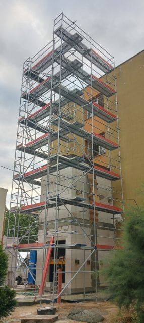 Rusztowania Wynajem i montaż rusztowań  elewacyjnych