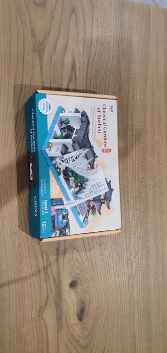 Blocos construção cidade Chinesa, tipo Lego