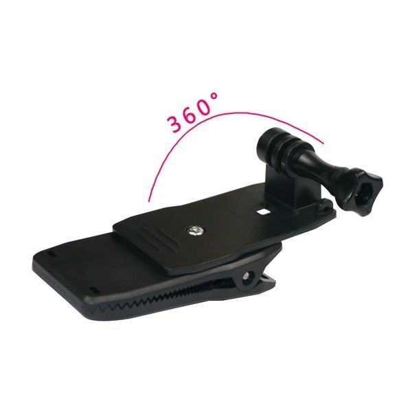 Клипса - прищепка 360 для GoPro, SJCAM и Xiaomi Yi