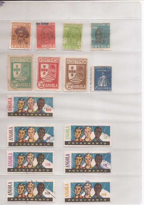 Selos Avulso de Angola e Guiné