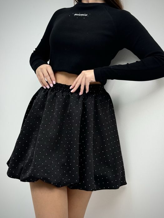 Спідничка з стразами для дівчинки 128,134,140,146,158,164