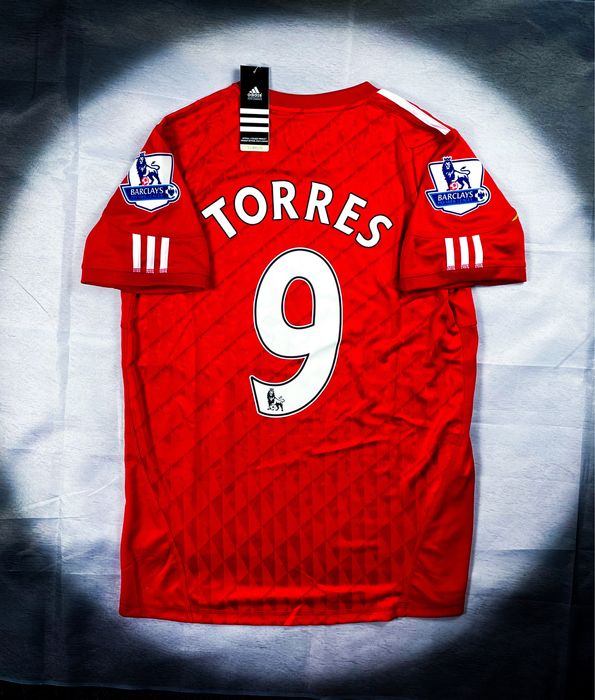 (M) Fernando Torres #9 Liverpool Czerwona Red Domowa Home Jersey 10/11