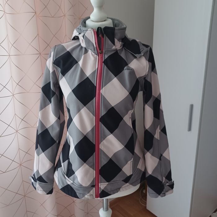 Kurtka softshell dziewczęca 158/164