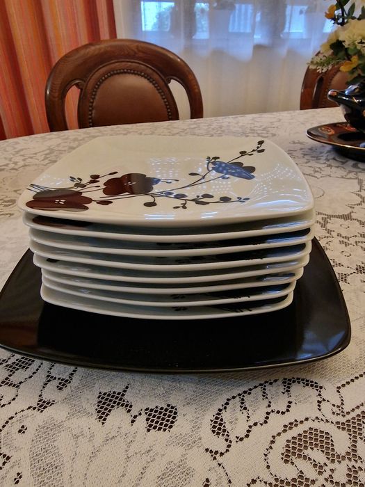 Conjunto Pratos Gato Preto
