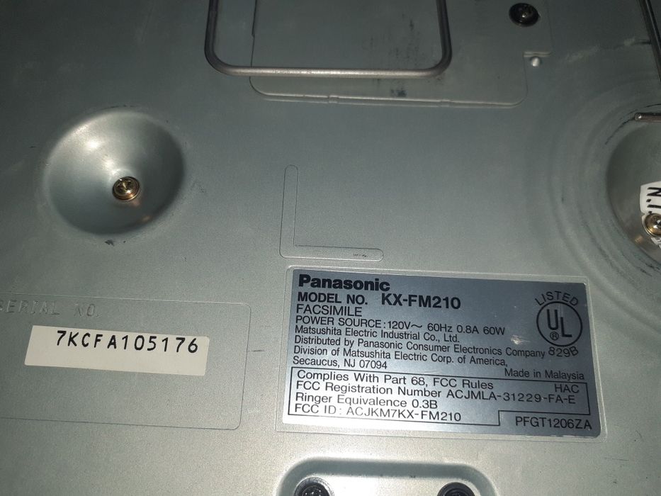 Телефон факс Panasonic KX FM 210