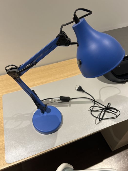 Vendo candeeiro secretaria azul novo