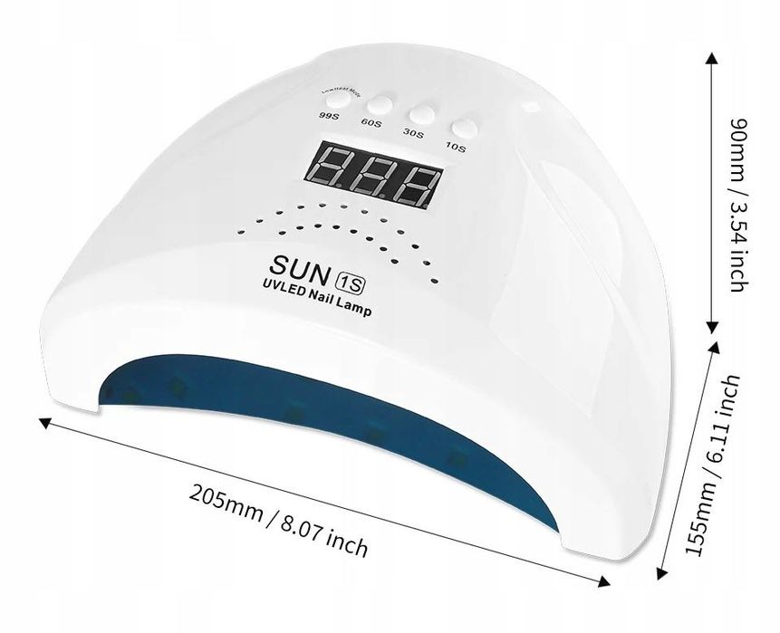 Lampa LED+UV Elektromet SUN 1S 48 W biały
