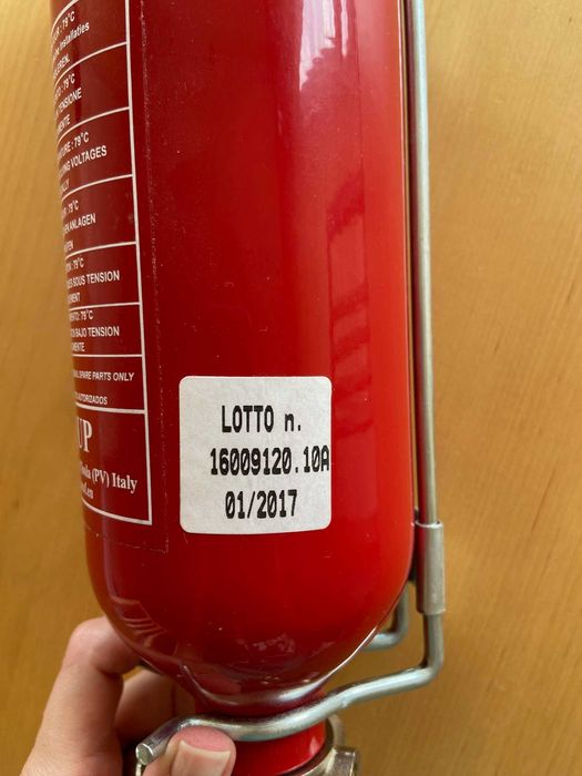 Extintor Automático Pó 1 kg ABC - Anaf PS1-AT