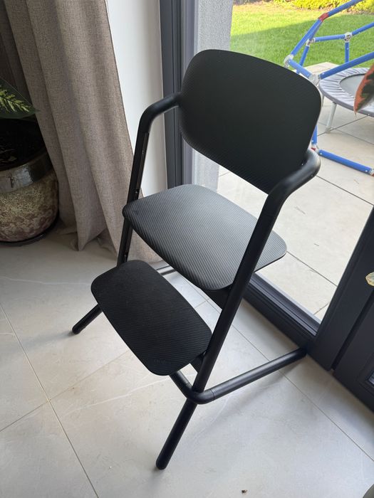 Cybex lemo krzesłko do karmienia czarne dziecięce metalowe 2 sztuki