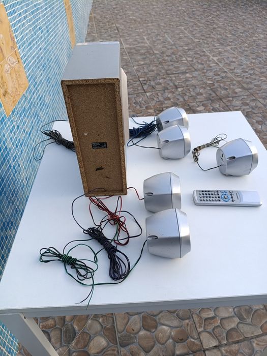 Conjunto  Som de Cinema  Em Casa da Grundig