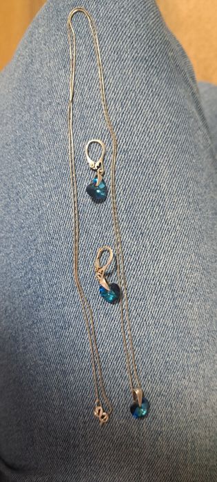 Komplet swarowskiego