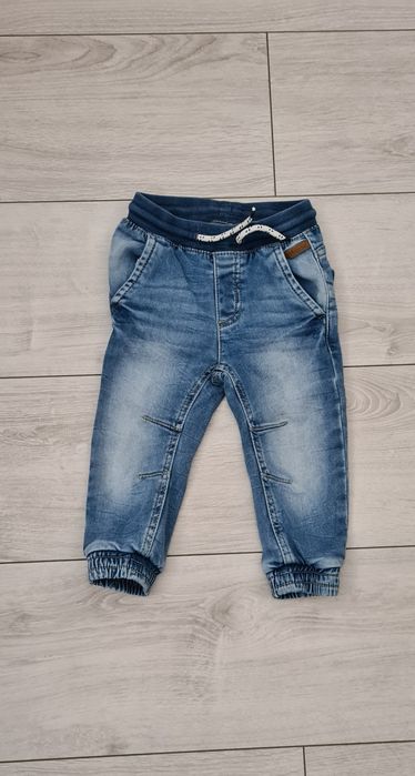 Jeansy spodnie r.86 niebieskie Kappahl j.nowe