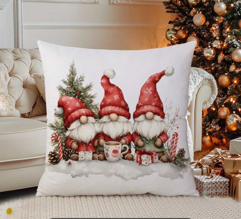 Декоративні  новорічні подушки