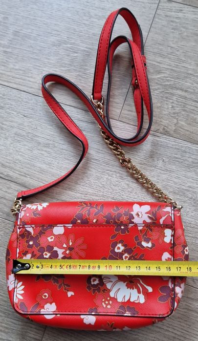 Skórzana torebka listonoszka oryginalna Michael Kors