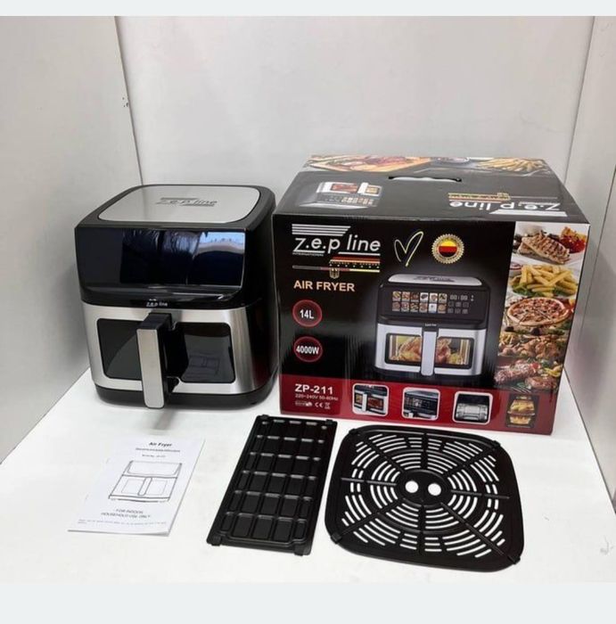 Аєрофритюр 14л Zep-line ZP 211 безолійна на 2 тена 4000вт мультитіч