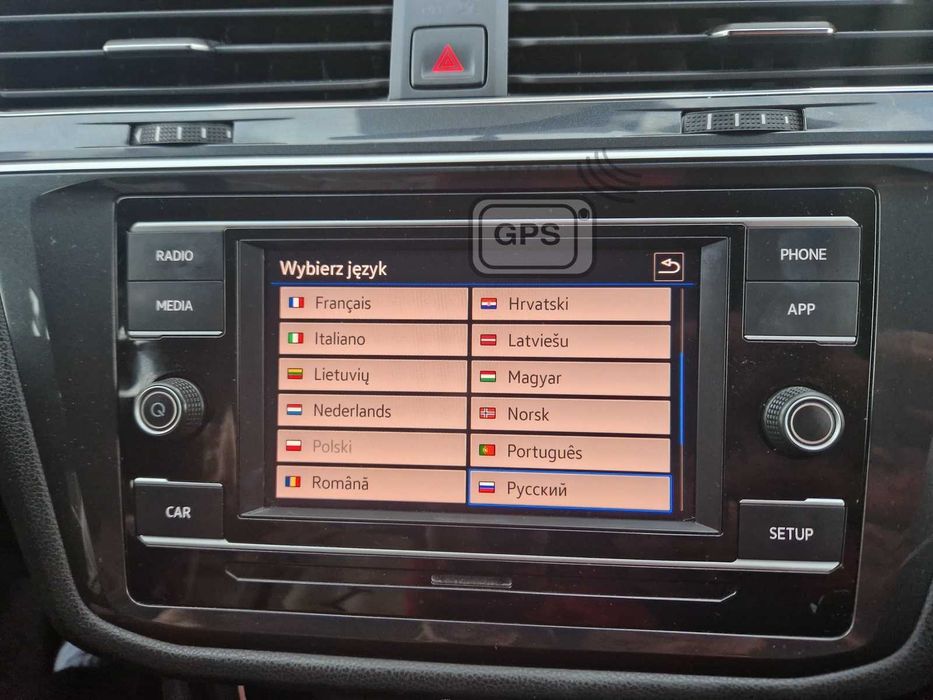Polskie Menu Volkswagen VW Tiguan II Mib2 2.5 MEN2 LG Konwersja USA-EU