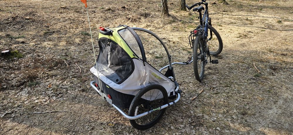 Przyczepka rowerowa podwójna TREK gobug