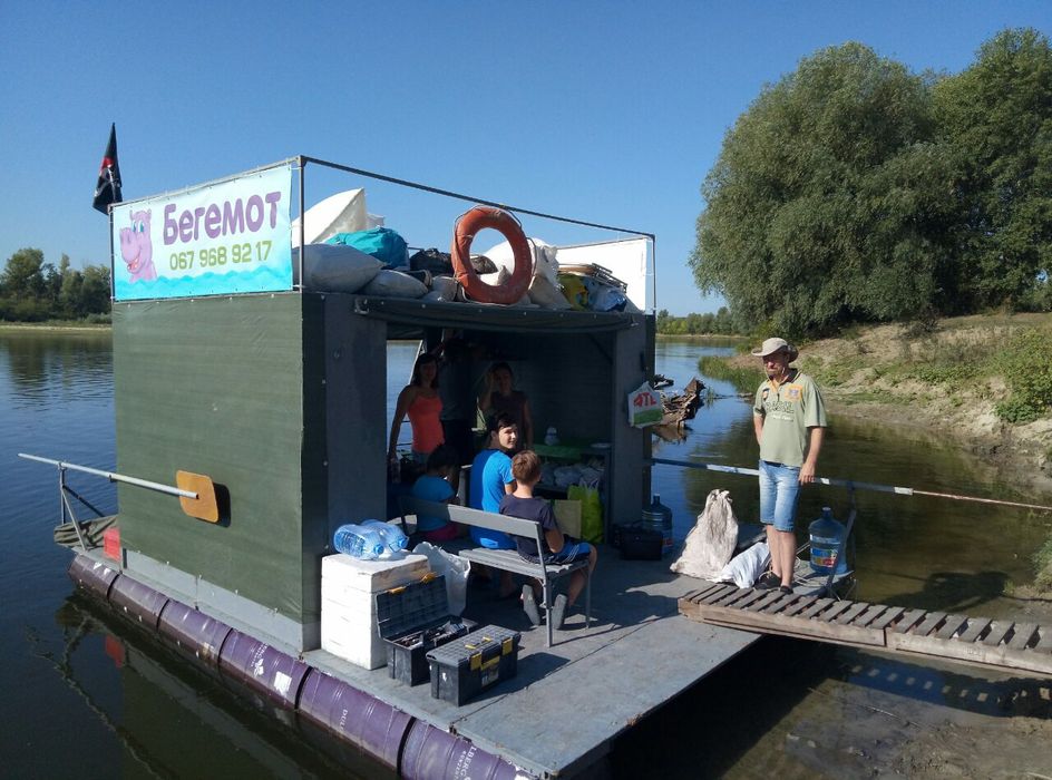 Продам разборной плот. Понтон. Причал.