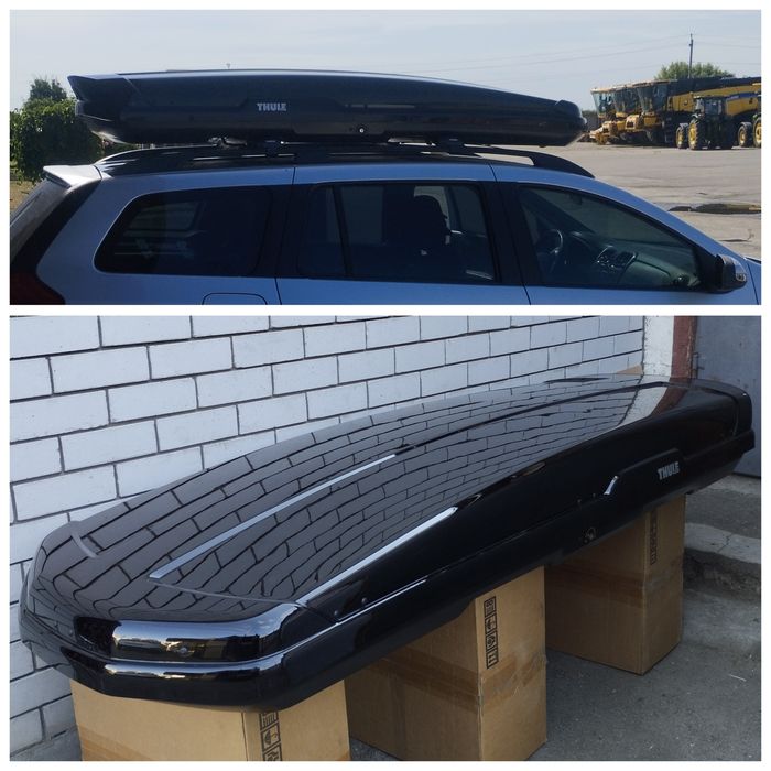 Thule Flow Black Glossy грузовой бокс на крышу авто.