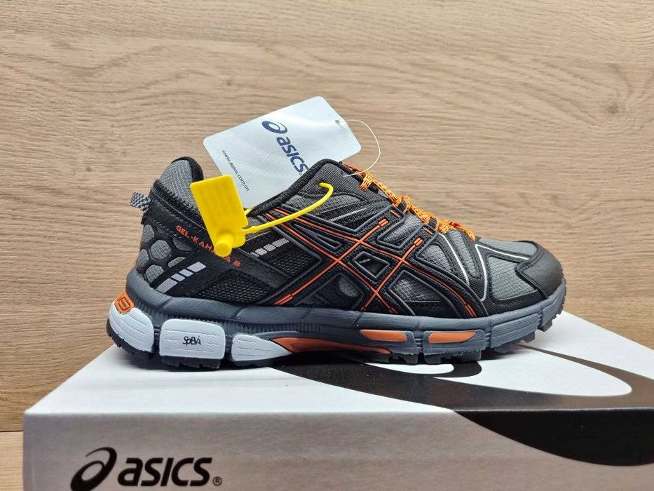 Знижка! Термо -21° Асікс Asics Gel-Kahana 8 Black Grey Orange Кросcовк