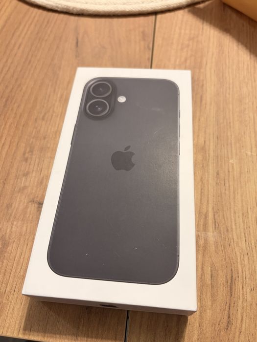 iPhone 16 128GB Black Fabrycznie nowy gwarancja
