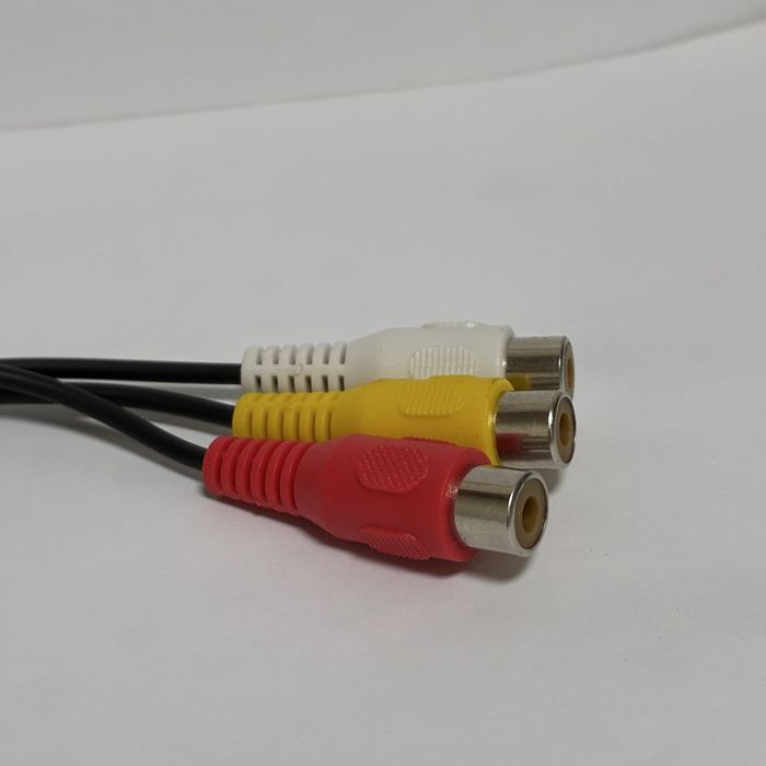 Cabo Adaptador AV P2 para 3 RCA Fêmea - Conecte sua TV/Box em segundos!