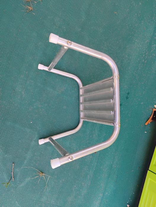 Degrau em alumínio para caravana