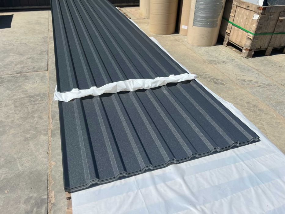 Blacha trapezowa T18- ANTRACYT MAT - cięta pod wymiar -