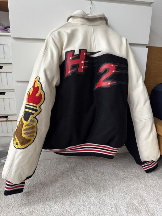 Кожанная куртка H&M x Heron Preston мужская настоящая кожа