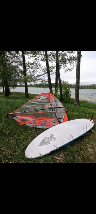 Żagiel Severne Reflex r8 + maszt windsurfing