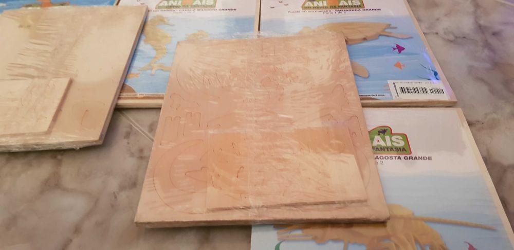Puzzle 3D em madeira