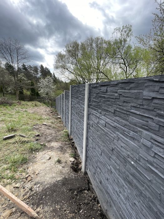 Ogrodzenia panelowe betonowe montaz produkcja