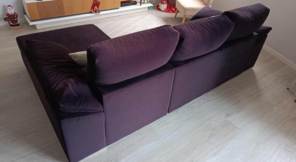 Sofá chaiselong extensível